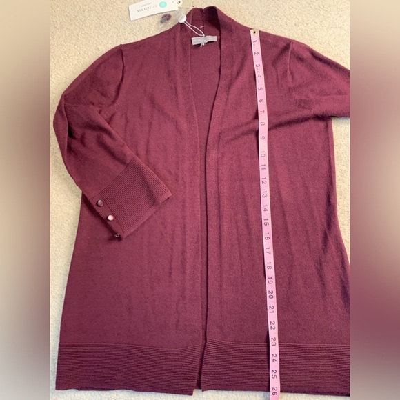 Evolution by Cyrus for Stitchfix Open Front Cardigan Sweater Women Small Med NWT - Picture 4 of 7